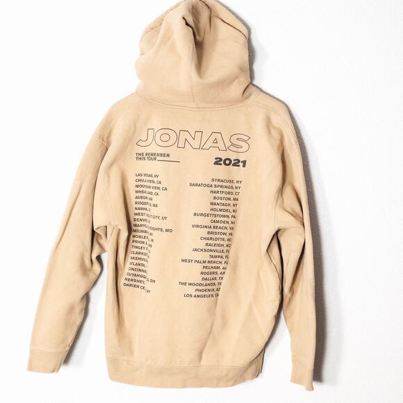 Independent Trading Company Jonas Brothers 2021 Tour Hoodie Streetwear Retro L - Picture 2 of 9